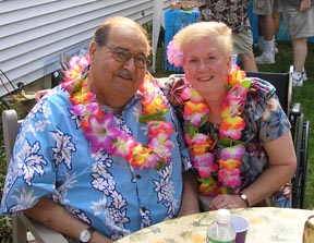 Mom & Dad at Luau